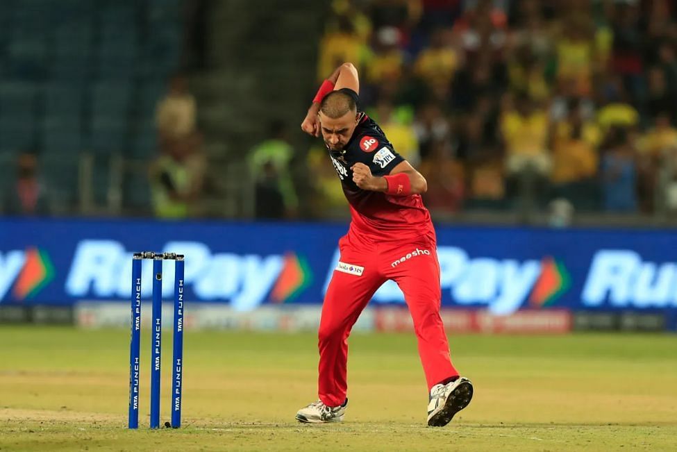 Harshal Patel snared three wickets during CSK&#039;s innings [P/C: iplt20.com]