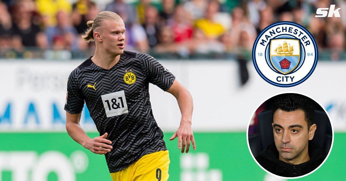 Xavi gives verdict on Erling Haaland&#039;s imminent transfer to Manchester City