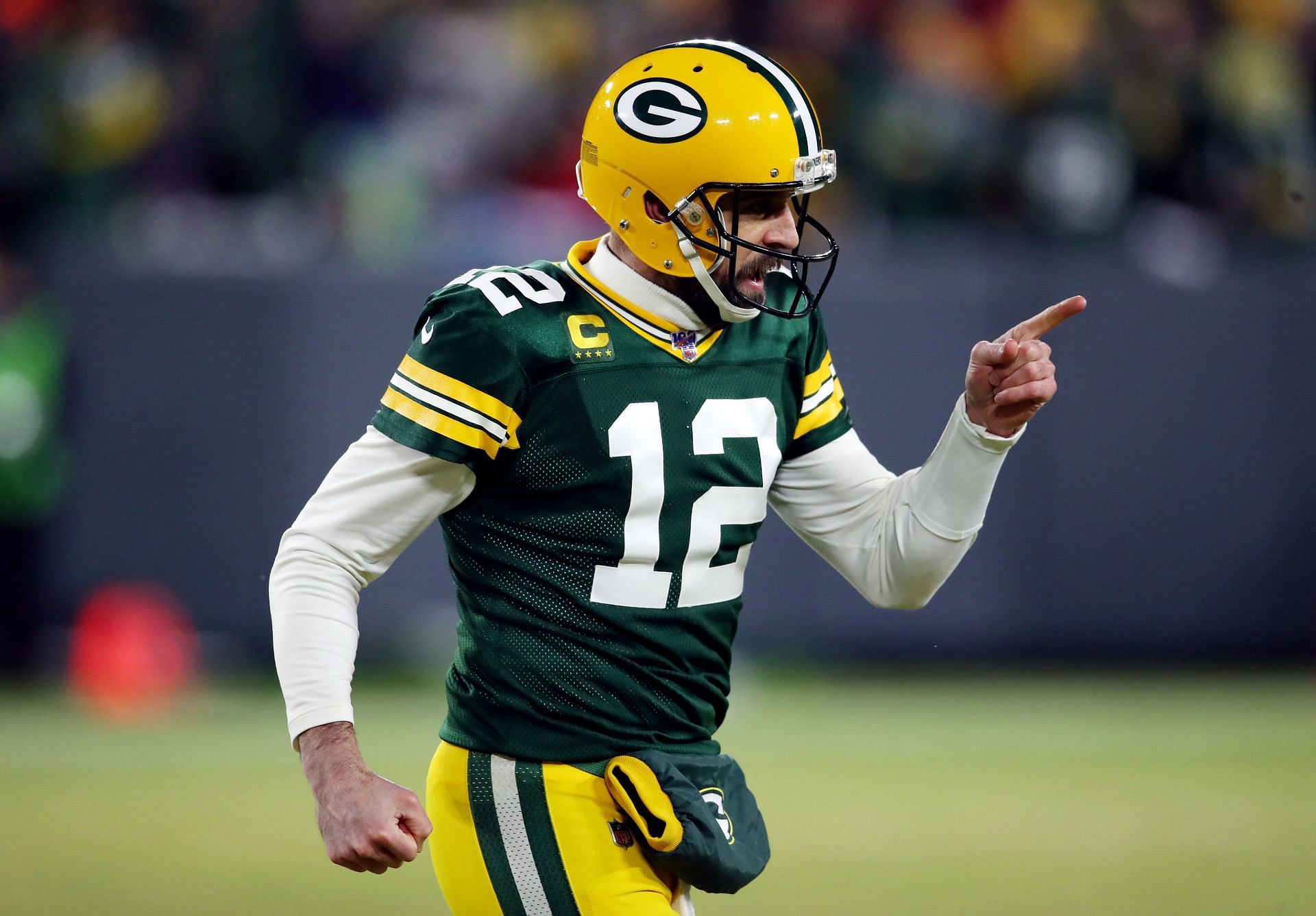 Green Bay Packers quarterback Aaron Rodgers may lean on the running game more