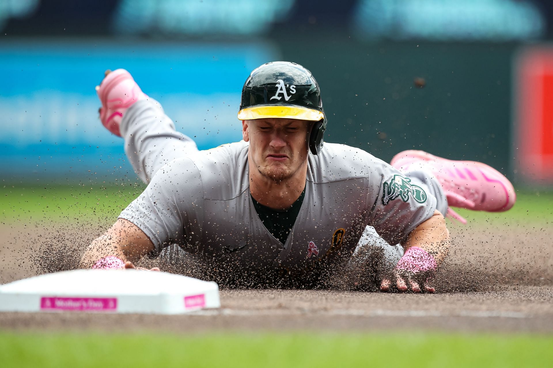 Oakland Athletics catcher Sean Murphy is the most productive offensive player on the Oakland Athletics with an OPS of .712.