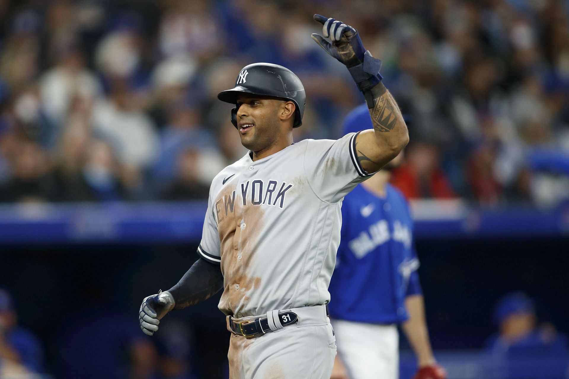 New York Yankees outfielder Aaron Hicks lamented his failed stolen base last night