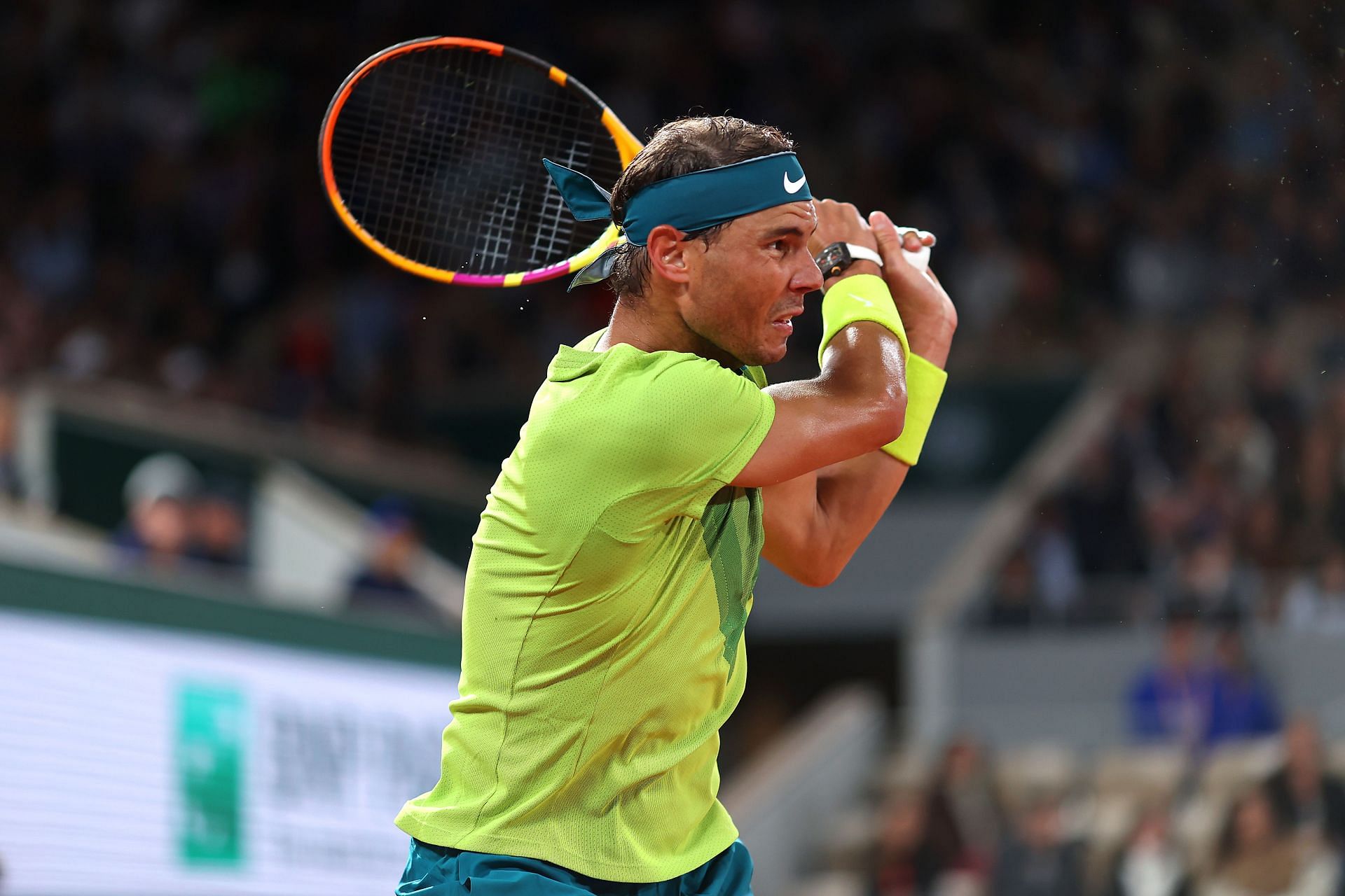 Rafael Nadal at the 2022 French Open - Day Four