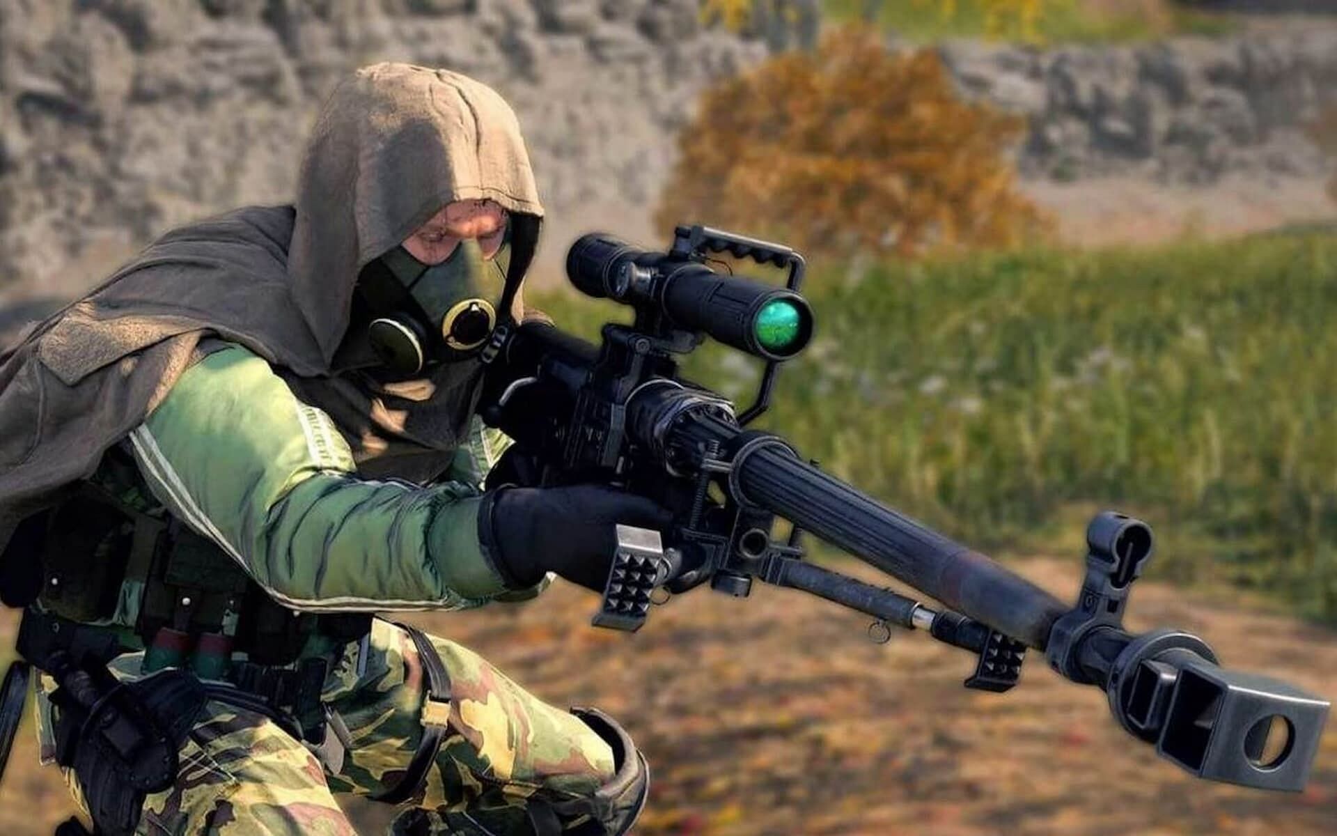 A player readies the ZRG 20mm sniper rifle in Call of Duty (Image via Activision)
