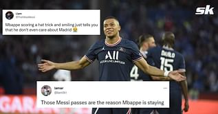 Twitter explodes as Kylian Mbappe scores hat-trick after signing contract extension to secure 5-0 PSG win over Metz