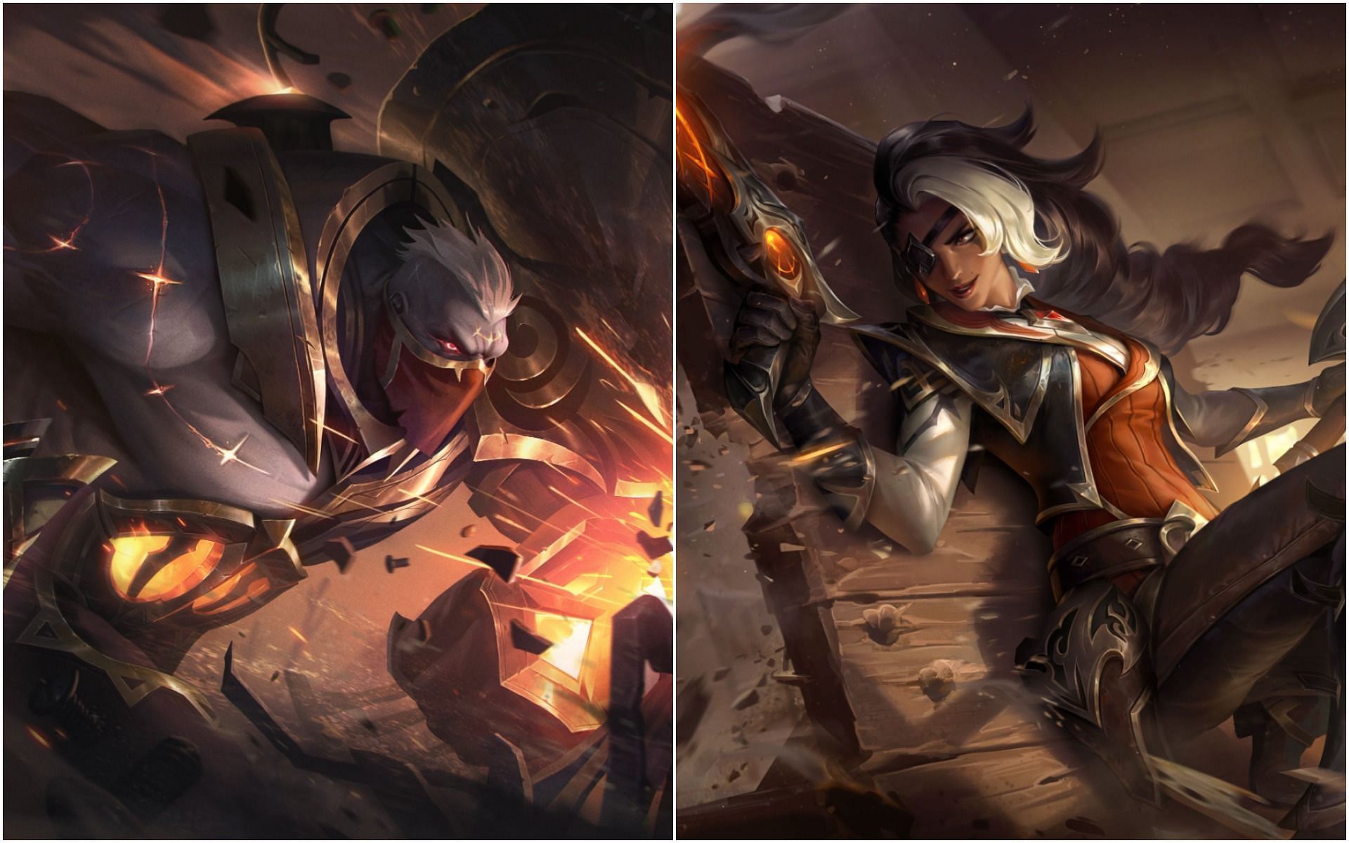 A look at the second set of High Noon skins (Image via League of Legends)