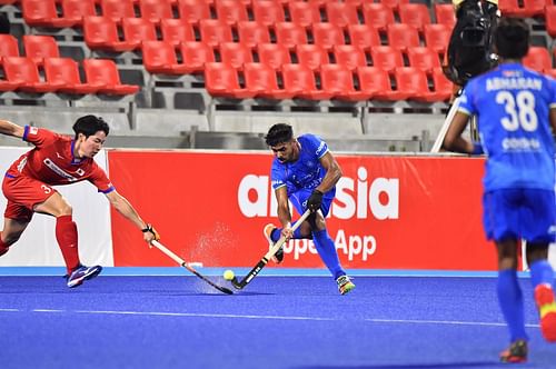 Aisa Cup 2022: India vs Japan (Pic Credit: Hockey India)