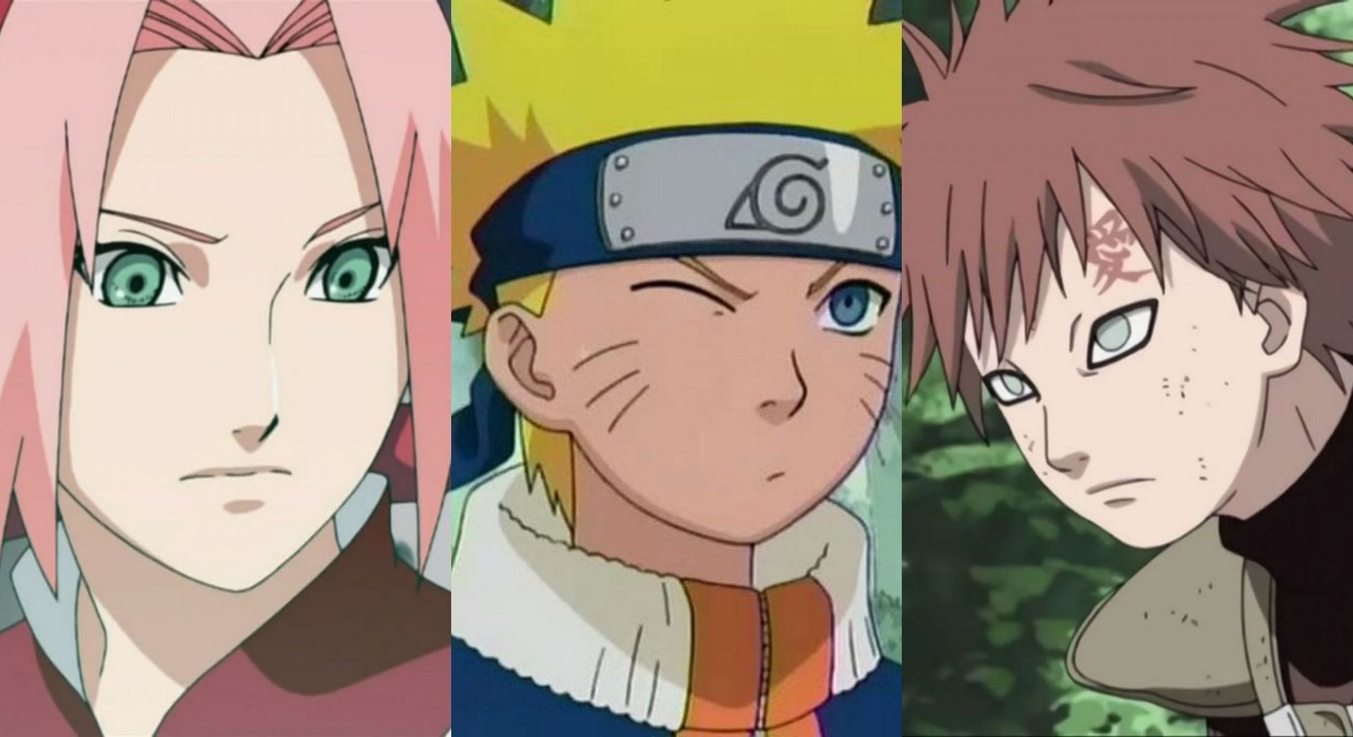 Gaara, Sakura, and Naruto (Image via Studio Pierrot)