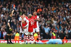 5 clubs with most red cards in the Premier League this season (2021-22)