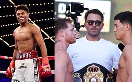 "Skills pay the bills" - Shakur Stevenson reacts to Canelo Alvarez losing to Dmitry Bivol