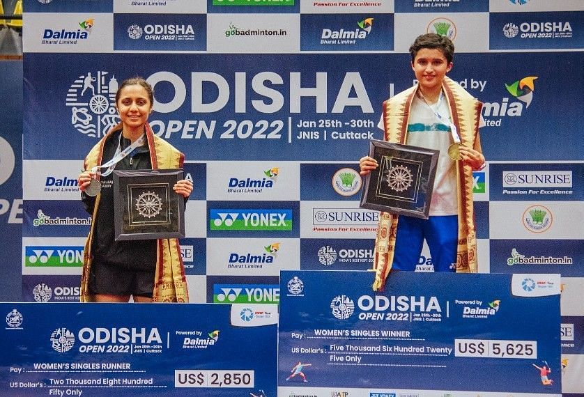 Smit Toshniwal (L) shot into the limelight after reaching the final of the Odisha Open 2022 earlier this year. (Pic credit: BAI)