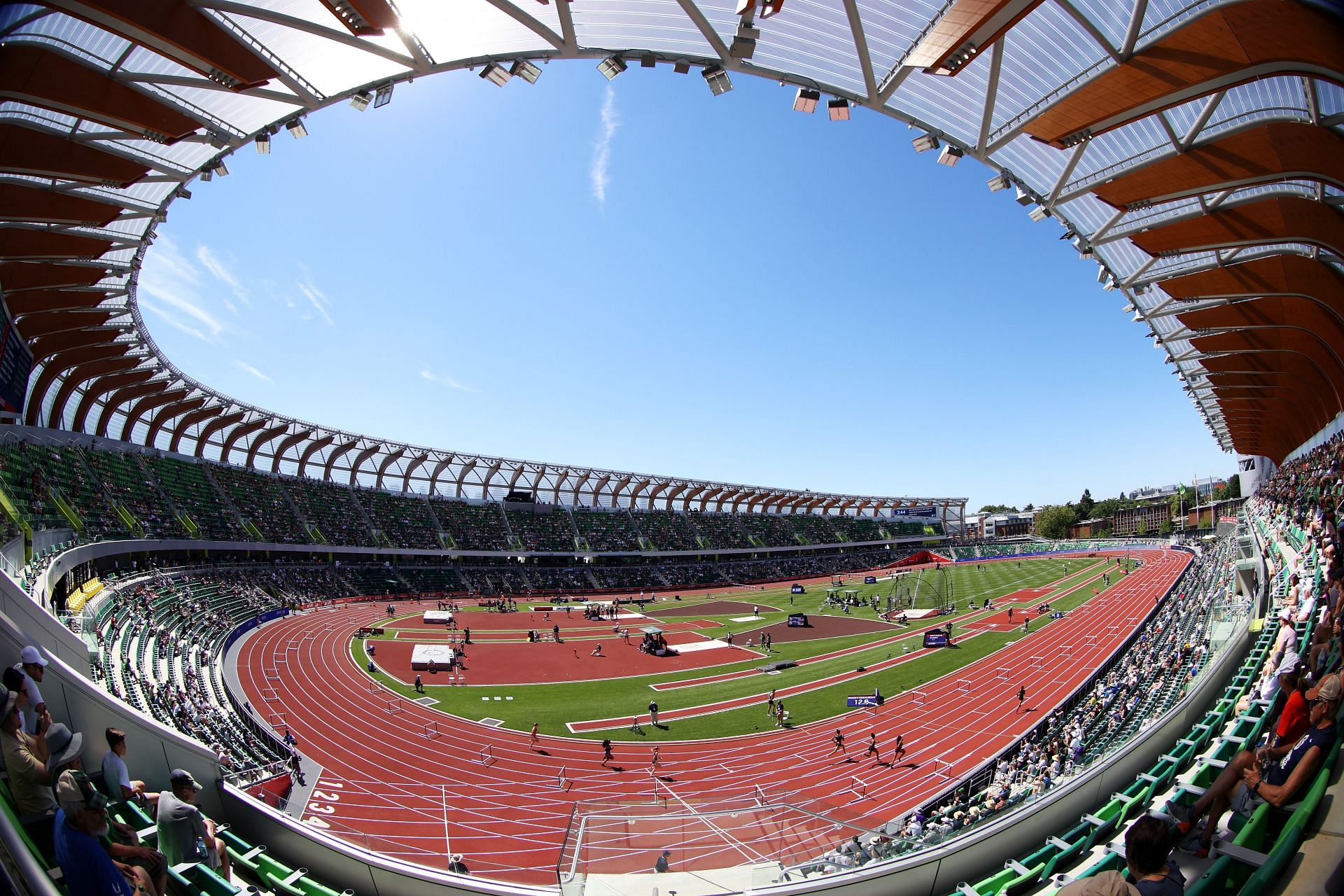 The Hayward Field, venue for the Eugene Diamond League. (PC: Getty Images)