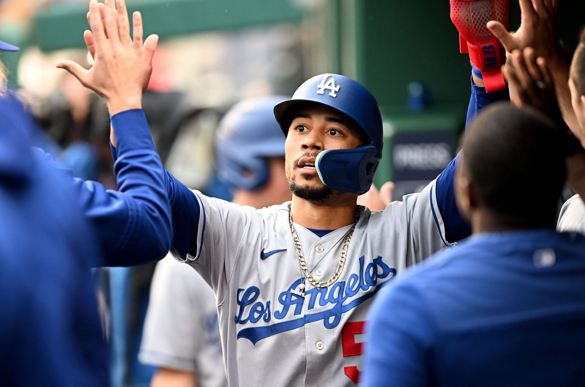 Dodgers' Mookie Betts sets MLB single-season record for RBIs by