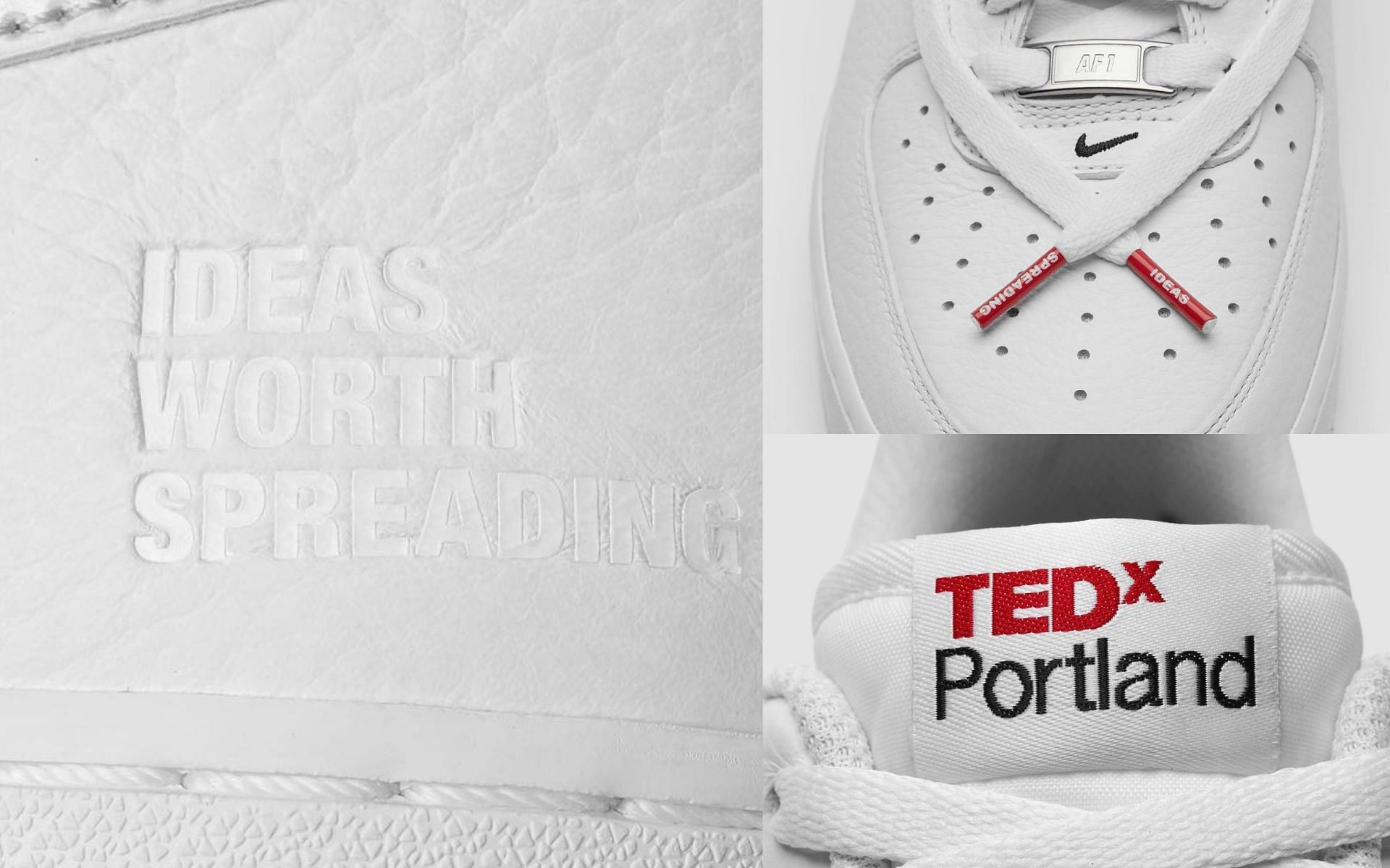 Air Force 1 Low X TedxPortland&#039;s Ted Force 1 (Image via TedxPortland/ Instagram)