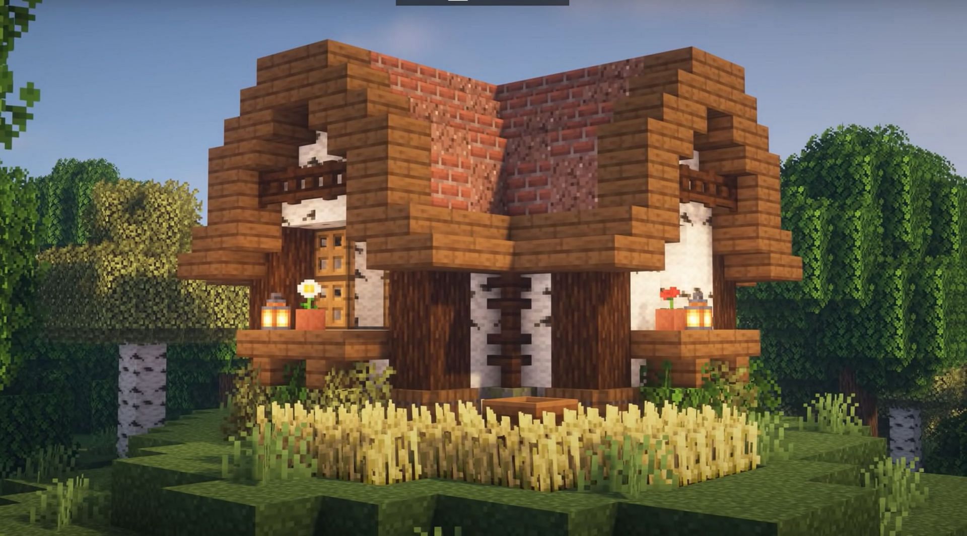 This cottage build is quaint but can require a few more resources (Image via Zaypixel/YouTube)