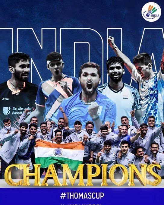 PM Modi interacts with newly crowned Thomas Cup champions