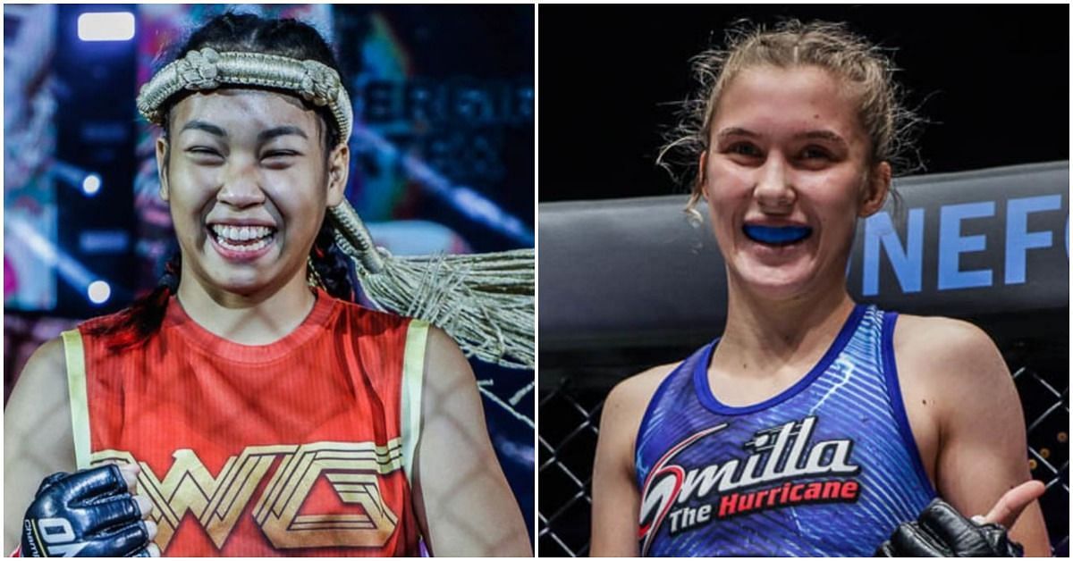 &#039;Wondergirl&#039; Nat Jaroonsak (left) and Smilla Sundell (right) [Photo Credit: ONE Championship]