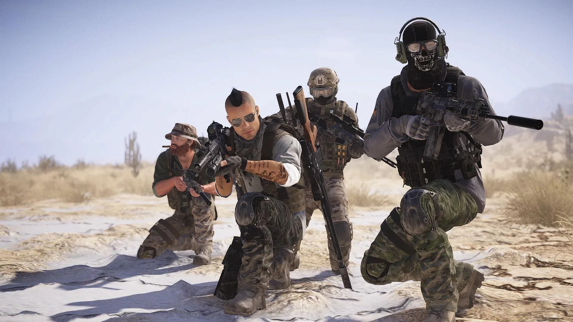 Ghost and Soap&#039;s team in Call of Duty (Image via Activision)