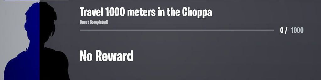 Fly 1,000 meters to earn easy XP in Fortnite Chapter 3 (Image via Twitter/iFireMonkey)
