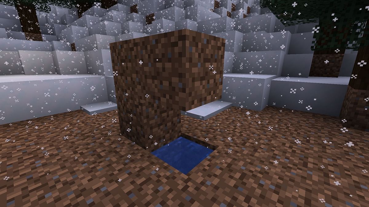 Minecraft how to keep water from freezing into ice