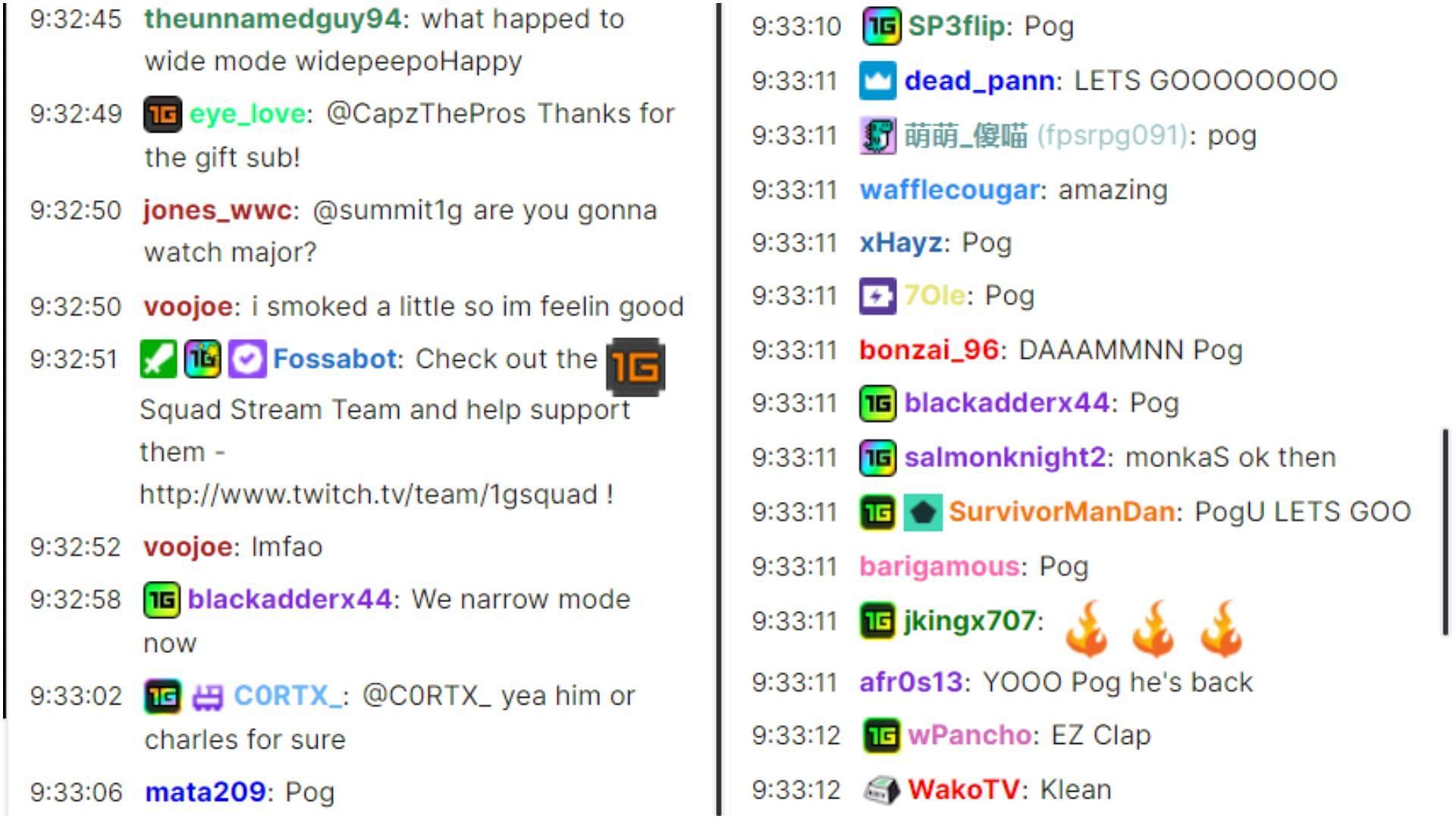 Fans react to Summit&#039;s clutch performance (Image via Summit1g/Twitch)