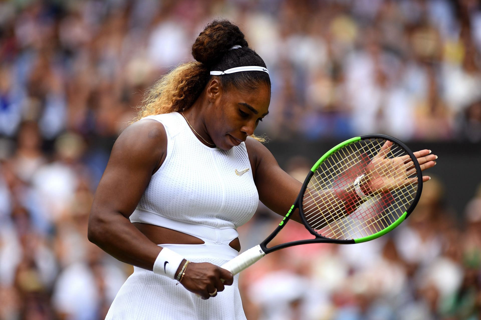 Serena Williams is back in training, hoping to grace the tennis courts once again for her fans