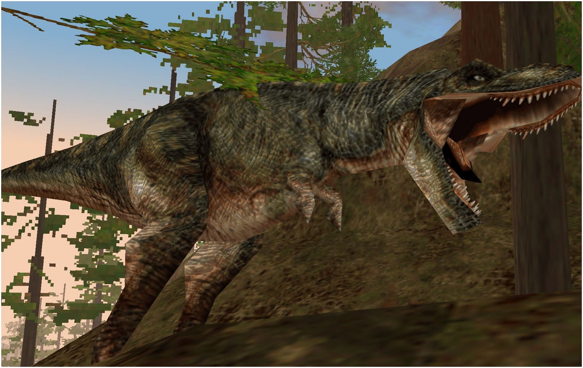 Trespasser: Jurassic Park (image via DreamWorks Interactive)