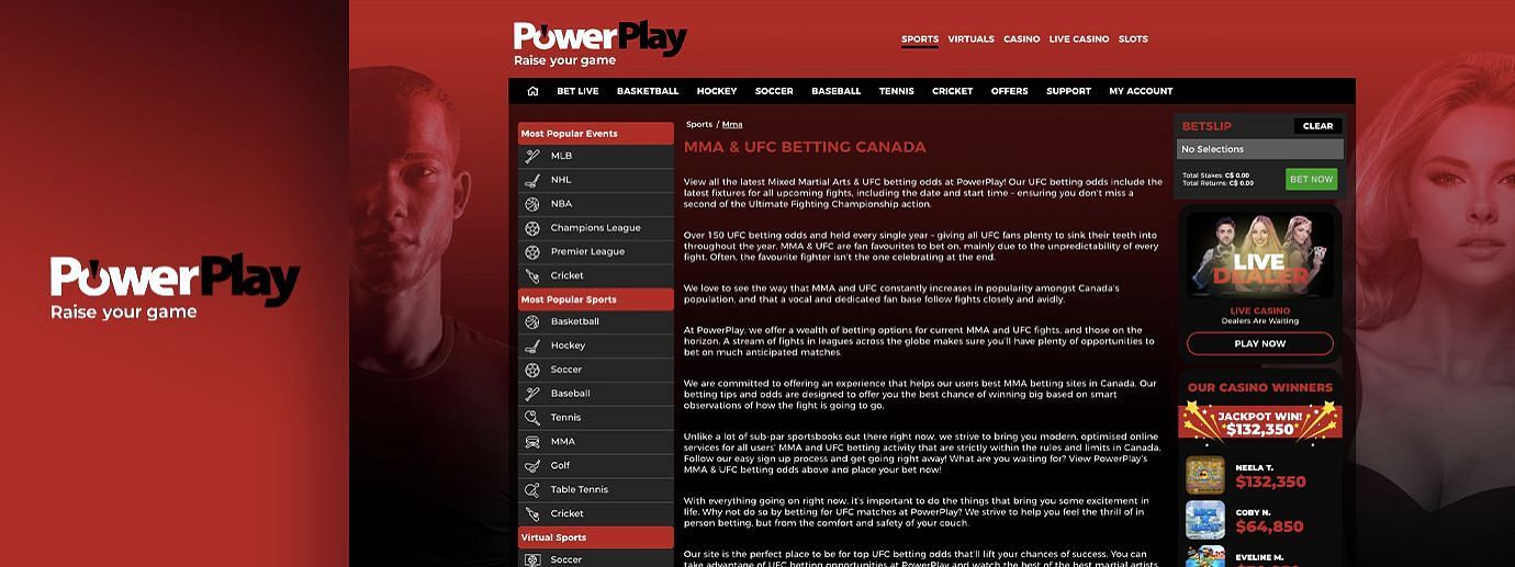 PowerPlay is one of the newest betting operators