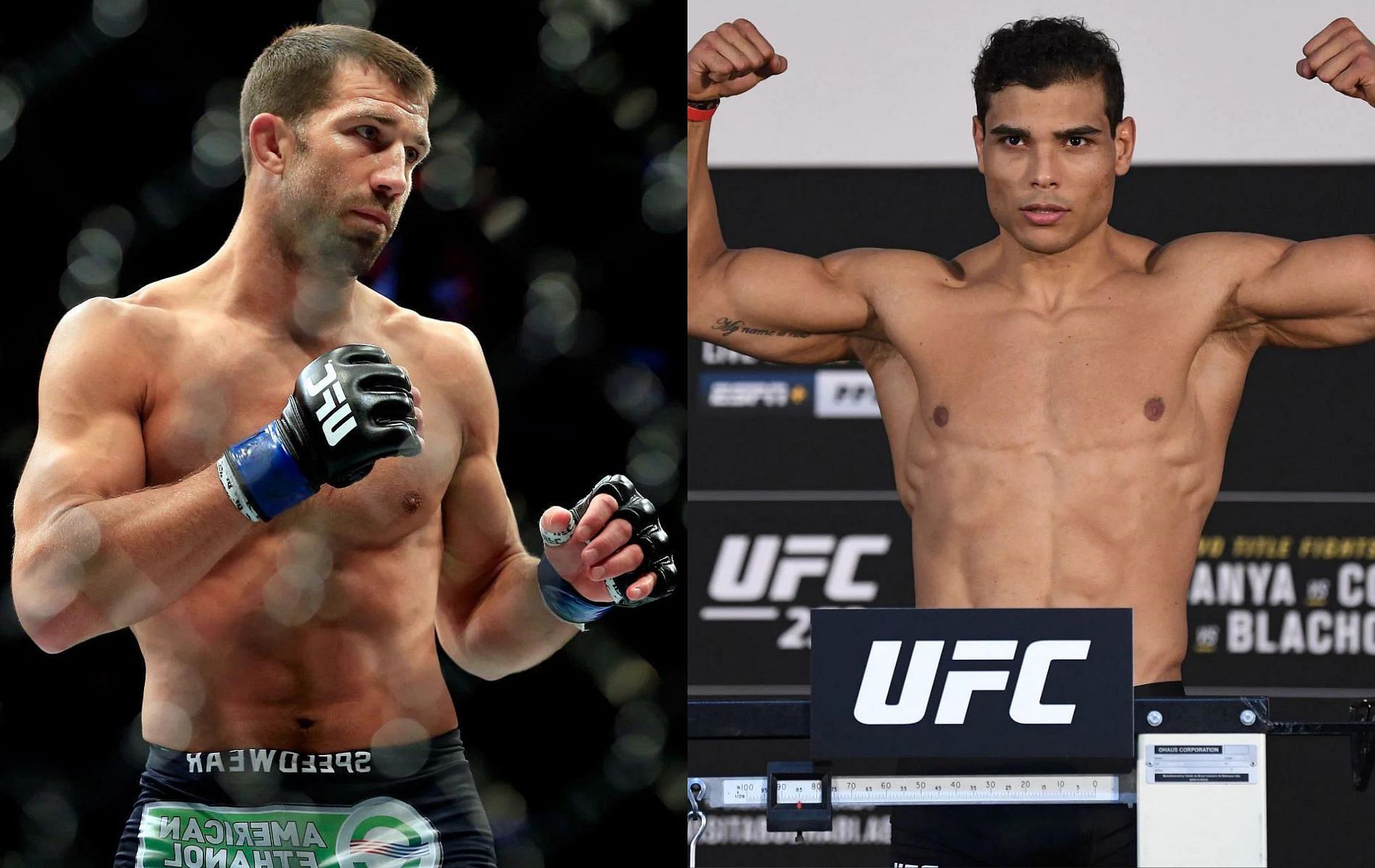 Luke Rockhold (left) &amp; Paulo Costa (right)