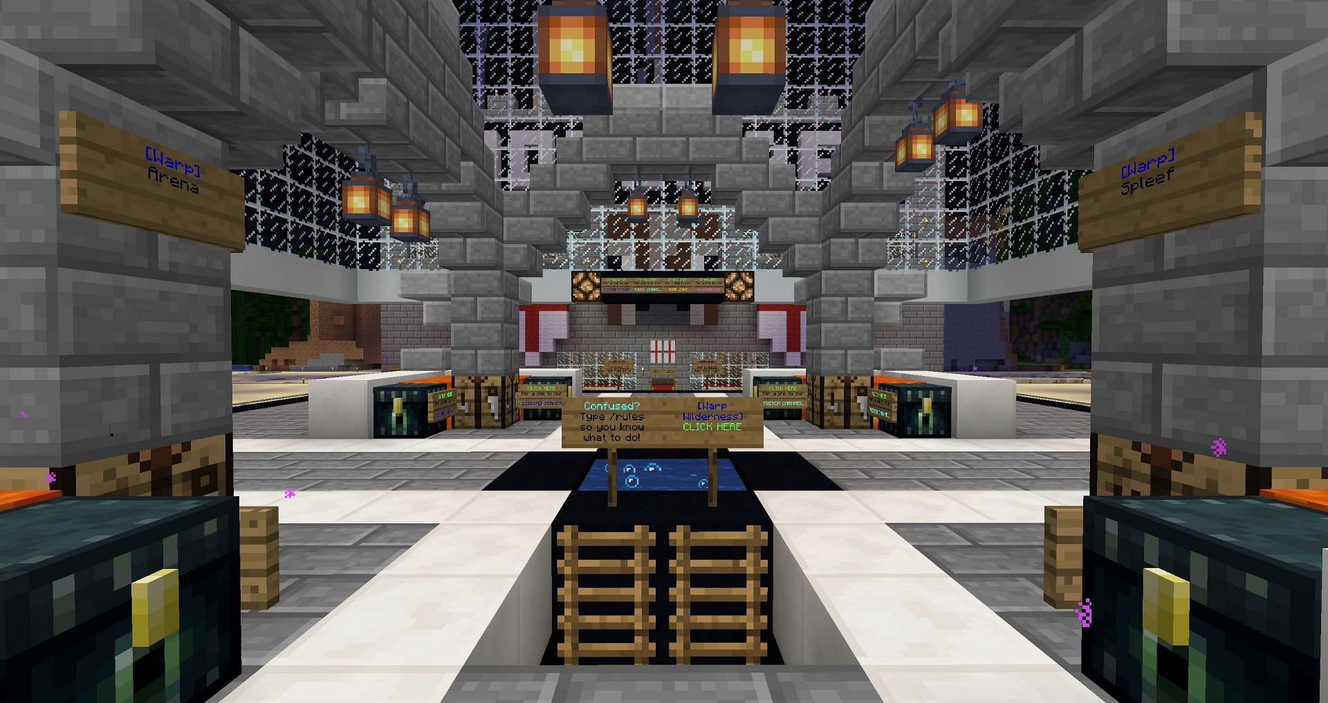 The Moocraft spawn hub (Image via topg.org)