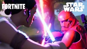 Latest Fortnite glitch makes player using a lightsaber disappear
