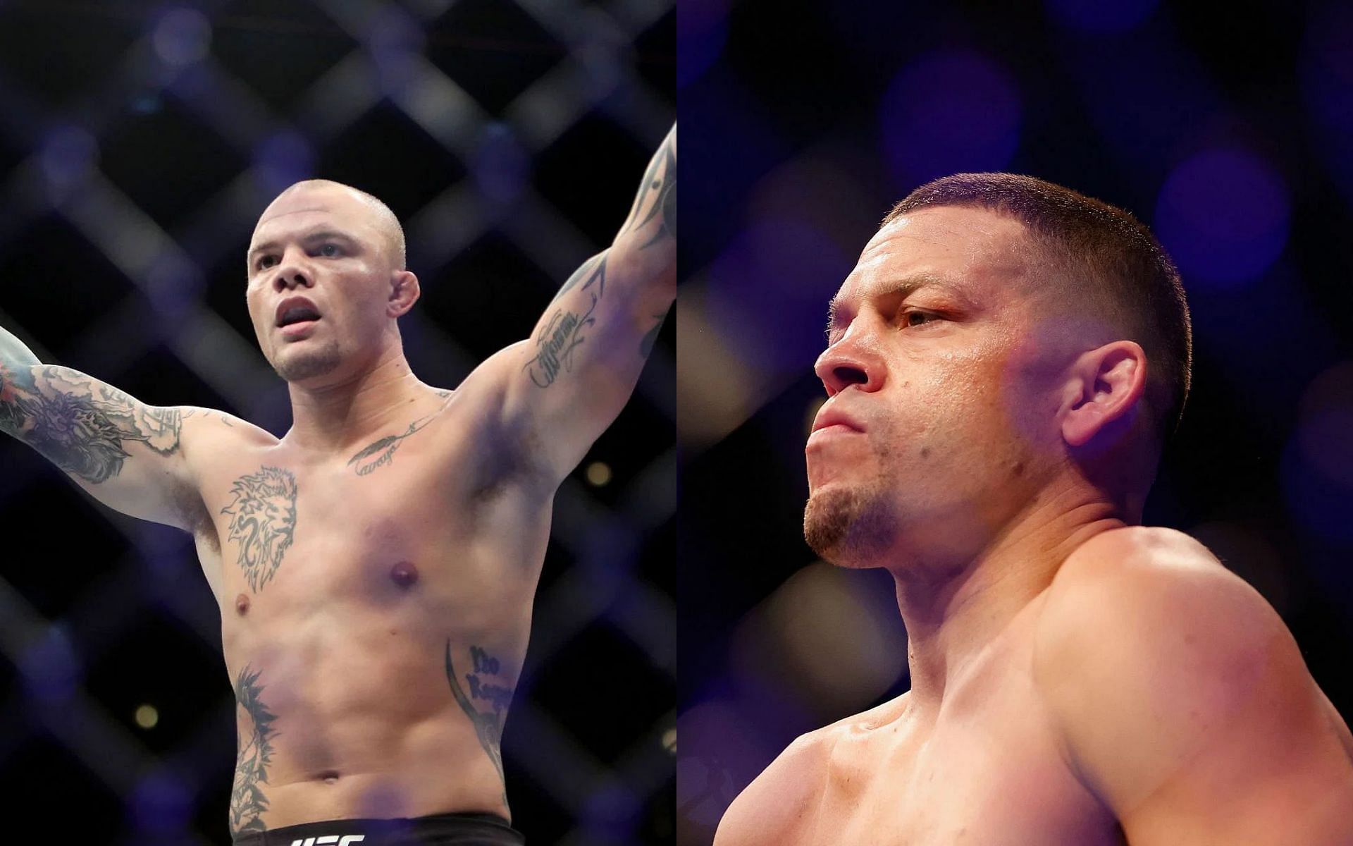 Anthony Smith (Left) and Nate Diaz (Right)