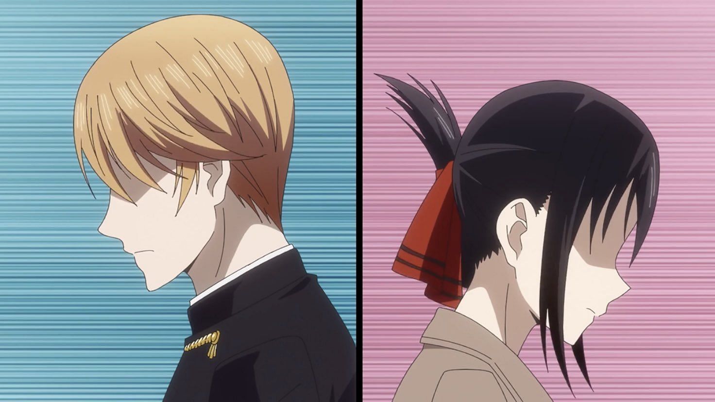 Miyuki and Kaguya as seen in Kaguya-Sama: Love is War (Image via A-1 Pictures)