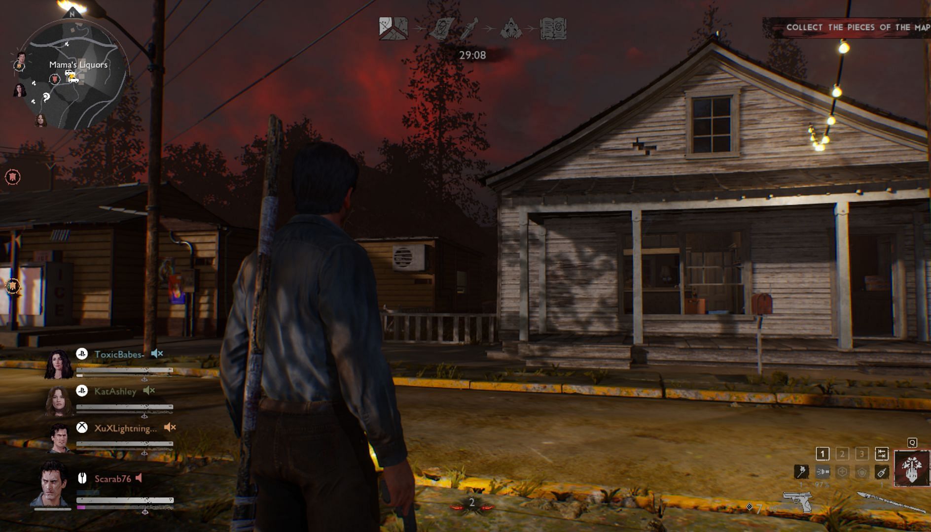 A display of one of the potential environments players may encounter in Evil Dead: The Game (Image via Saber Interactive)