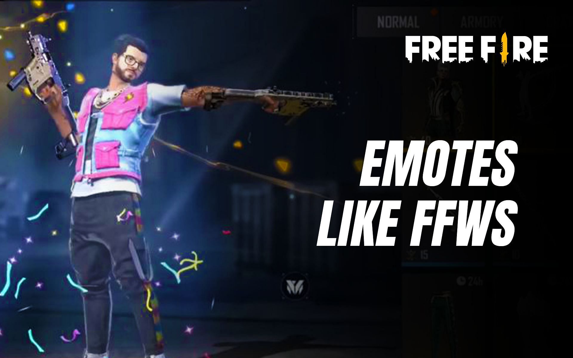 Rarest Free Fire emotes like FFWS Pride in May 2022 (Image via Sportskeeda)