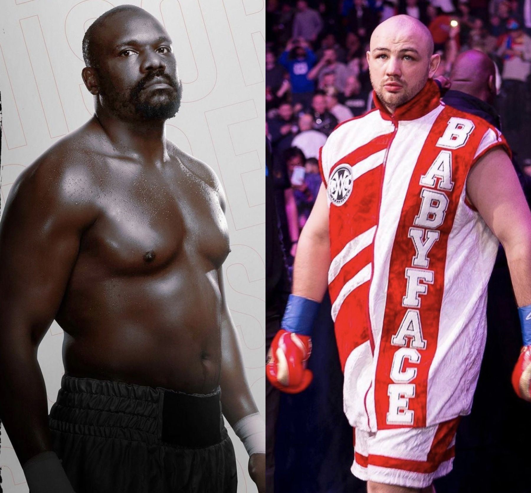 Derek Chisora (left), Adam Kownacki (right)