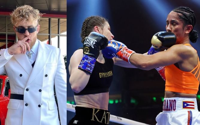 Jake Paul gives his verdict on Katie Taylor's win over Amanda Serrano - "Robbed"