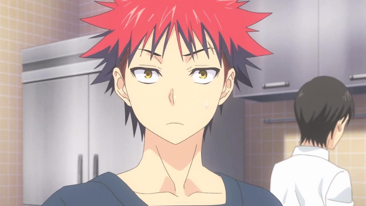 Soma as seen in the Food Wars! anime (Image via J.C. Staff)