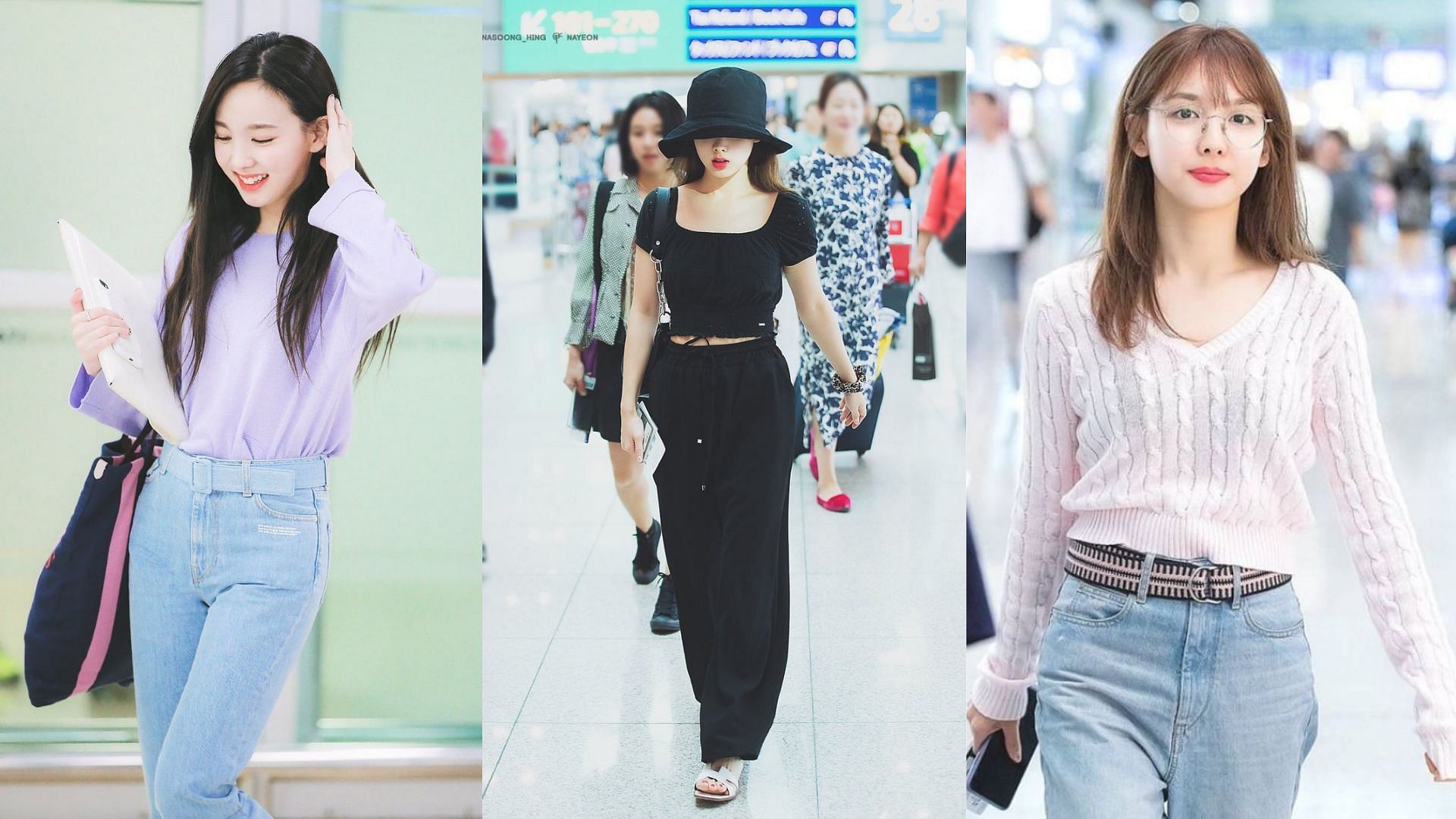 TWICE's Nayeon : 5 best airport outfits