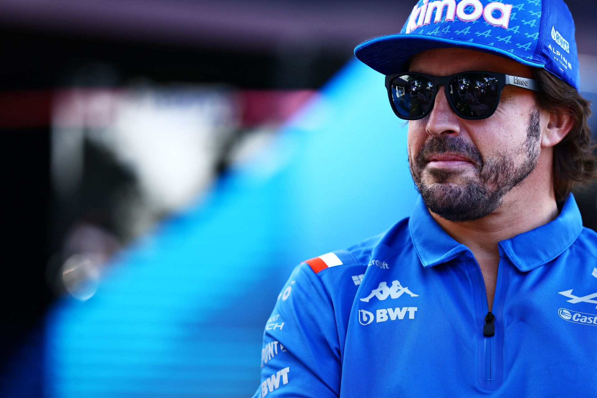 Fernando Alonso&#039;s contract with Alpine ends with the 2022 season (Photo by Mark Thompson/Getty Images)