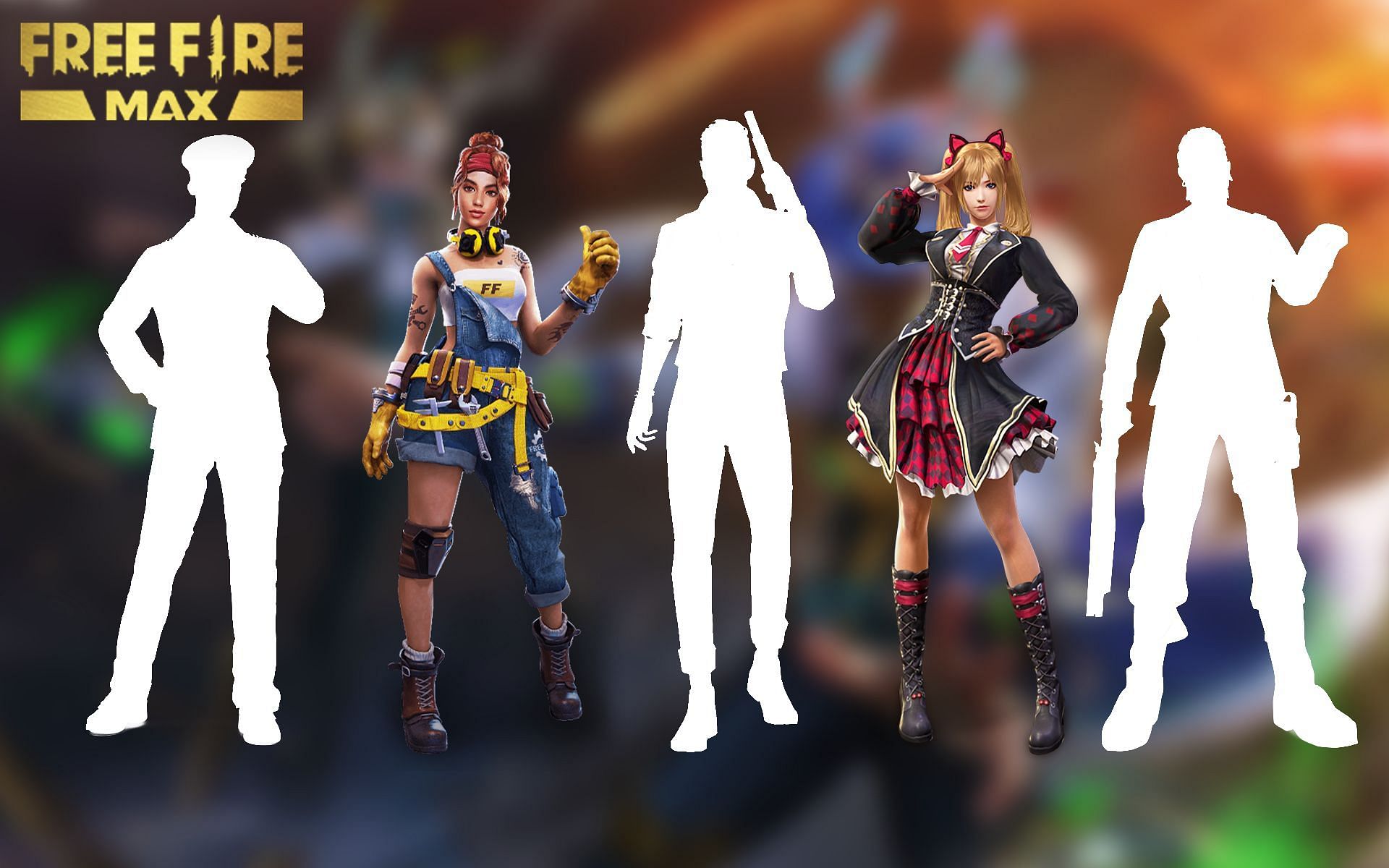 Not sure why these Free Fire MAX characters were designed this way (Image via Sportskeeda)