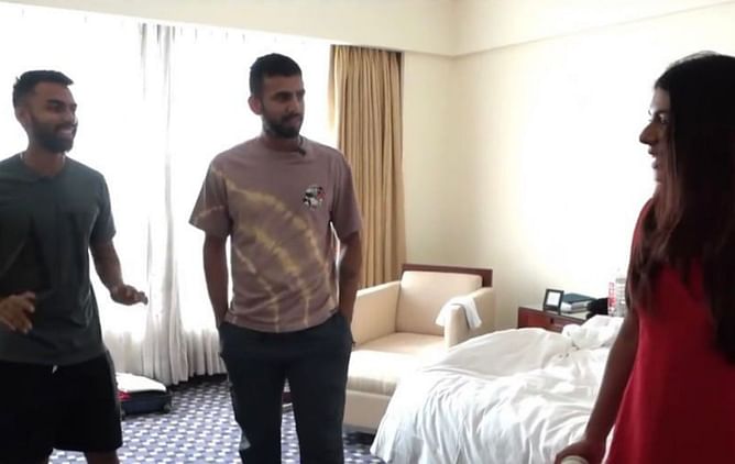 [Watch] PBKS give fans a glimpse of Jitesh Sharma and Atharva Taide's hotel rooms