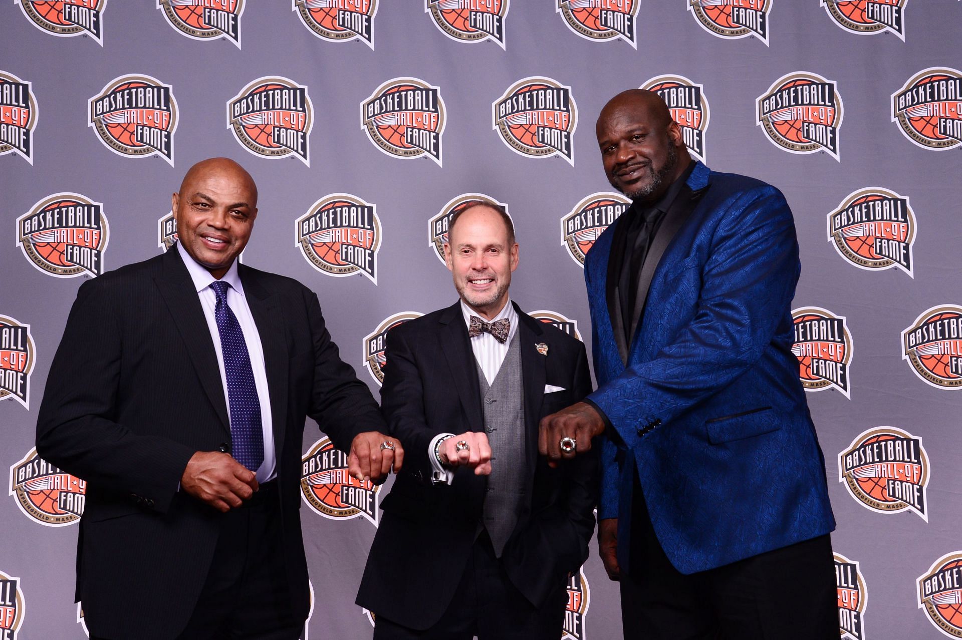 Charles Barkley, Ernie Johnson and Shaquille O&#039;Neal (Photo: The New York Post)