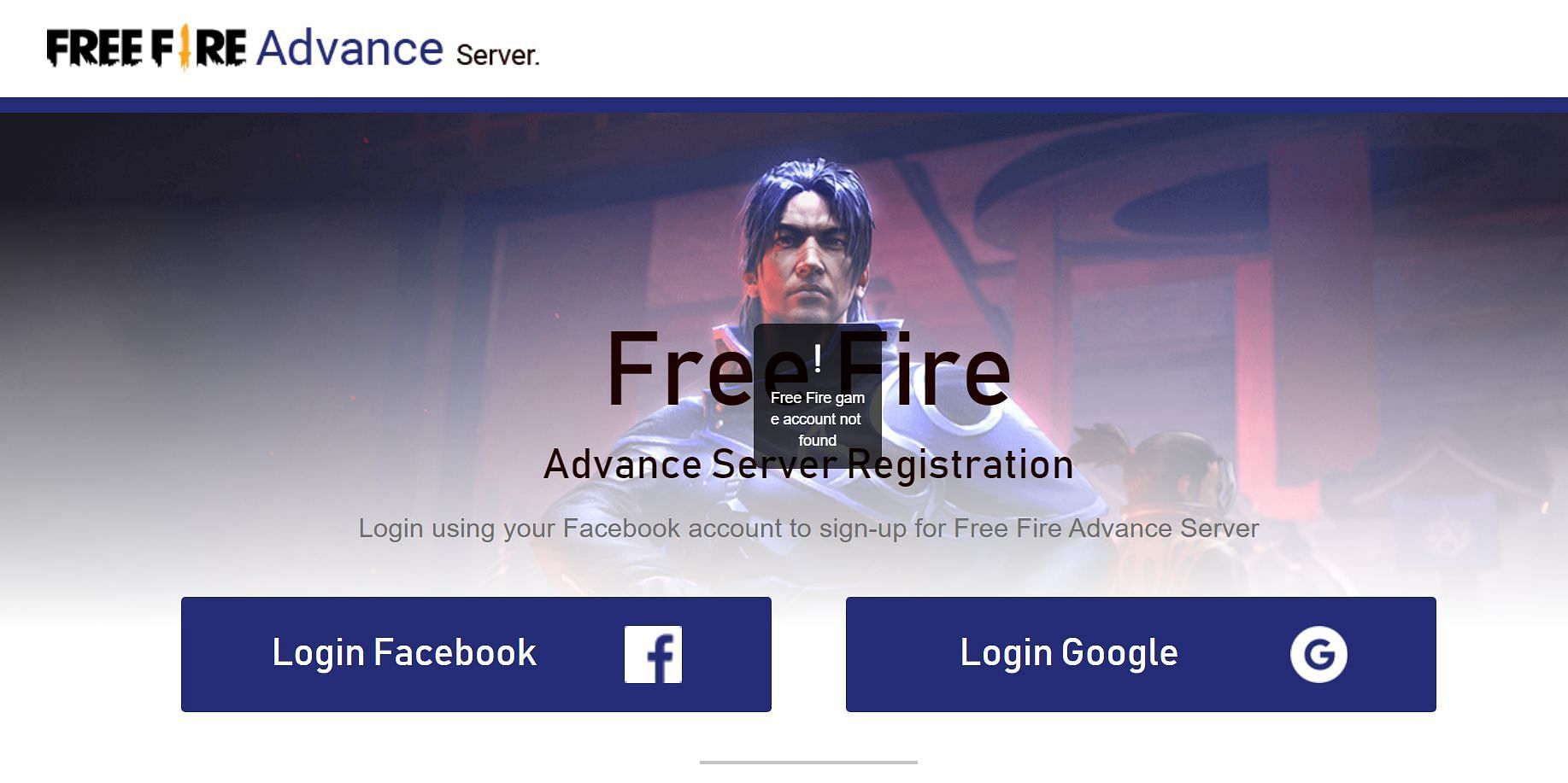 Users must link their desired FB or Google ID with the FF MAX game account to successfully login (Image via Garena)