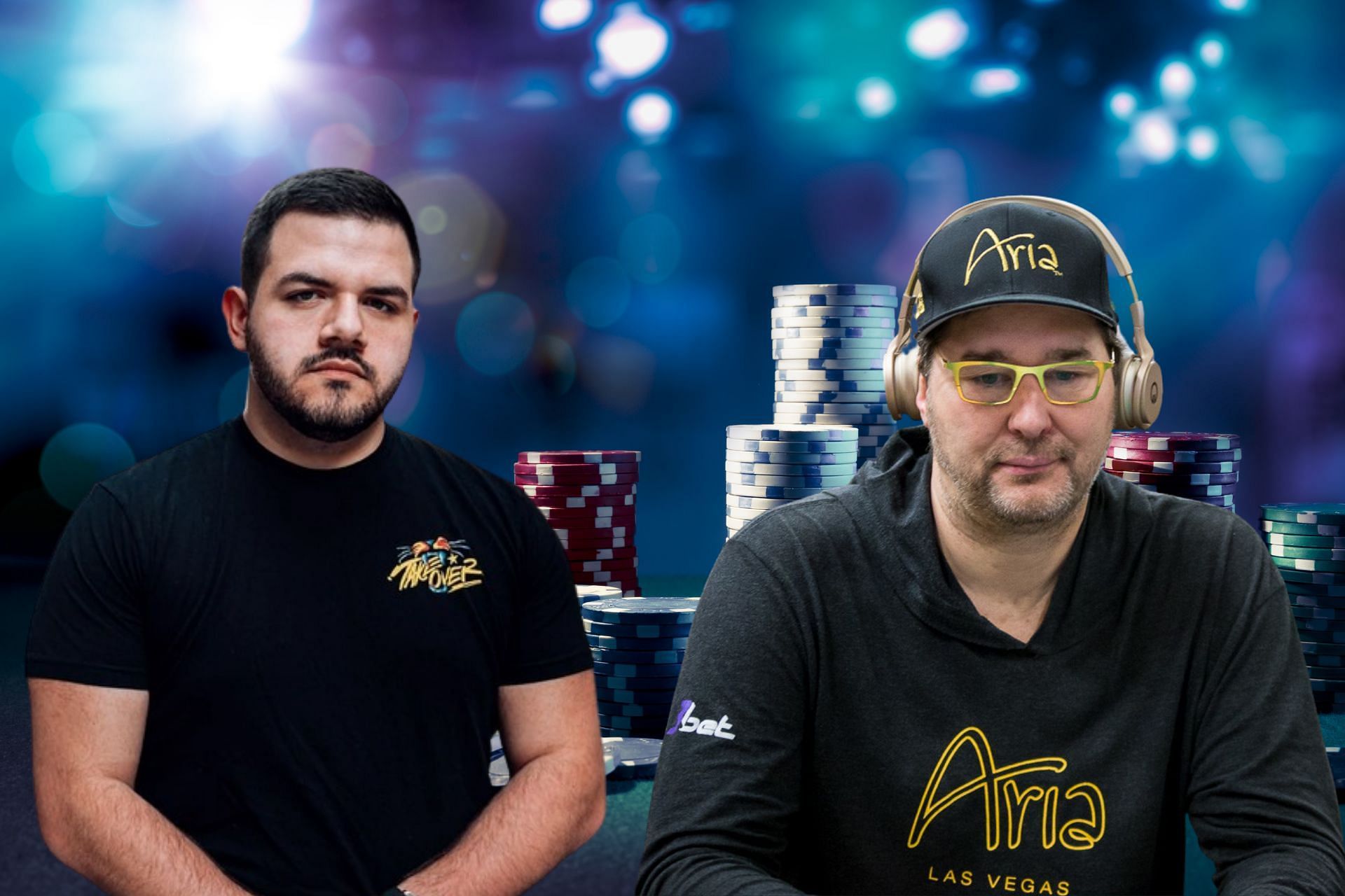 Jack &quot;CouRage&quot; took Phil Hellmuth to task on Twitter for his behavior during Ludwig&#039;s poker event (Image via Sportskeeda)