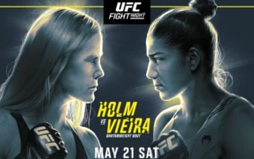 This weekend's headline bout sees Holly Holm take on Ketlen Vieira