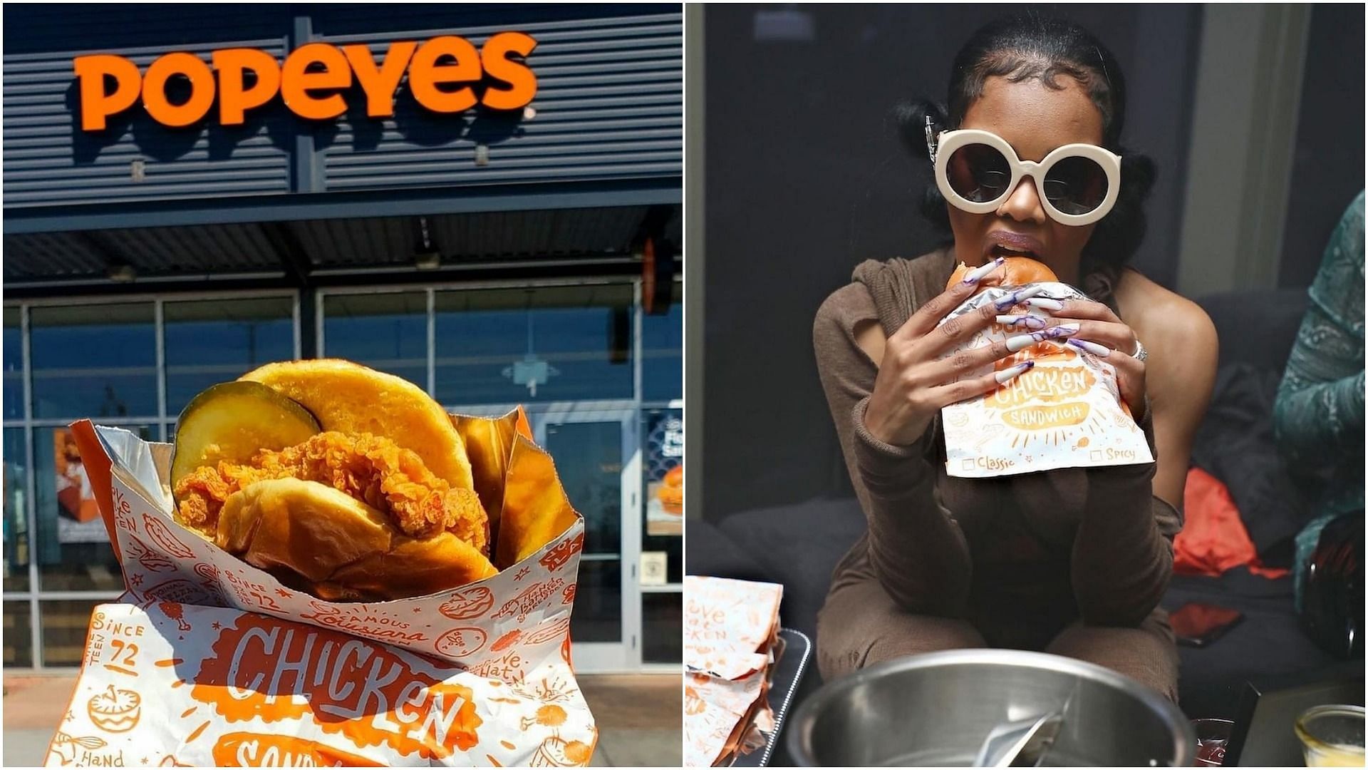 Popeyes chicken sandwich went viral in 2019 (Image via @popeyes/Instagram)