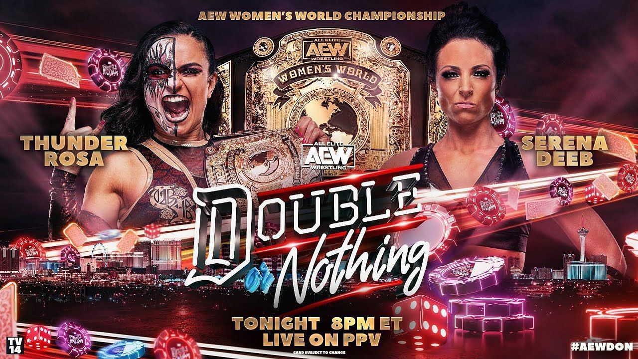 Thunder Rose and Serena Deeb clashed for the AEW Women&#039;s World Championship