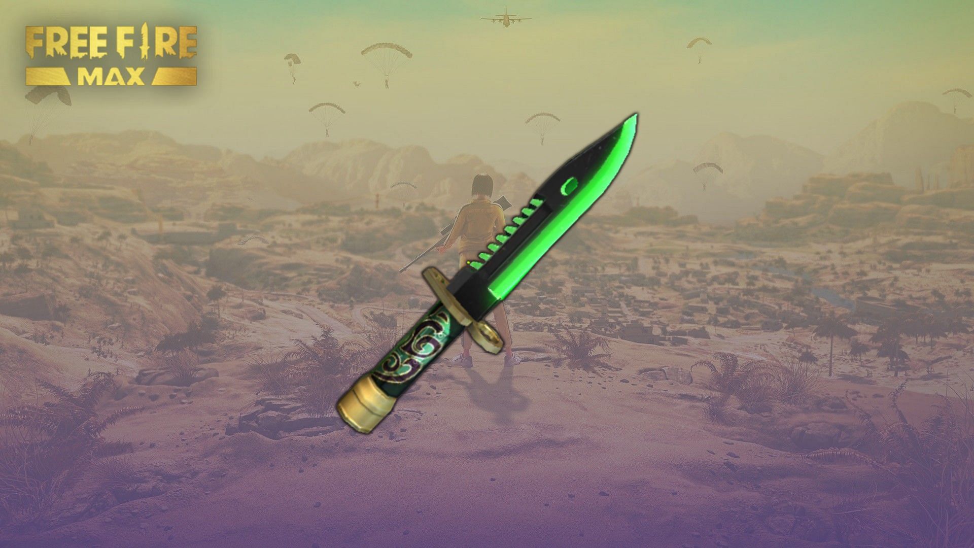 Haven Warrior dagger in Free Fire MAX (Image via Sportskeeda)