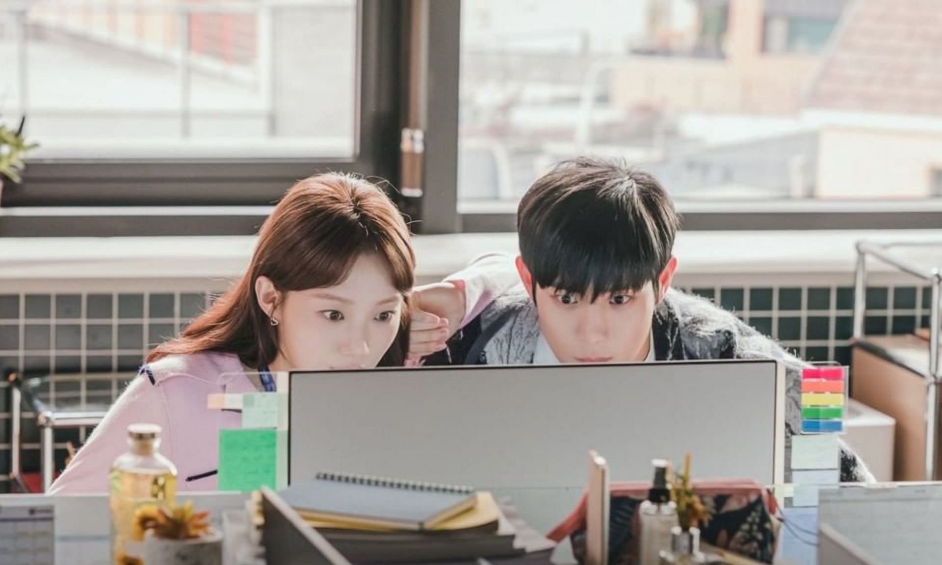 A still of Han-byeol and Tae-sung (Image via tvn_drama/Instagram)