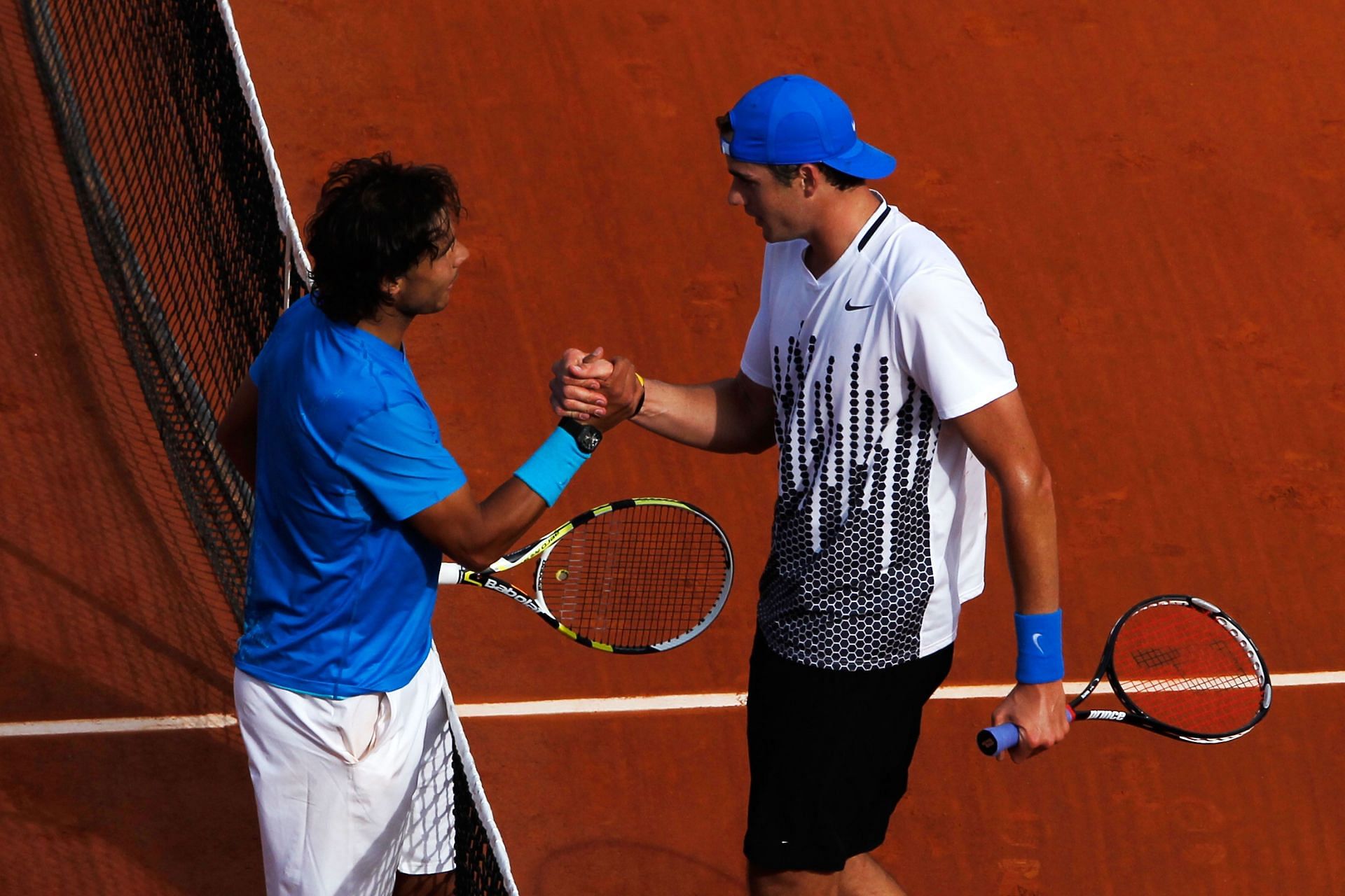 Rafael Nadal at the 2011 French Open - Day Three